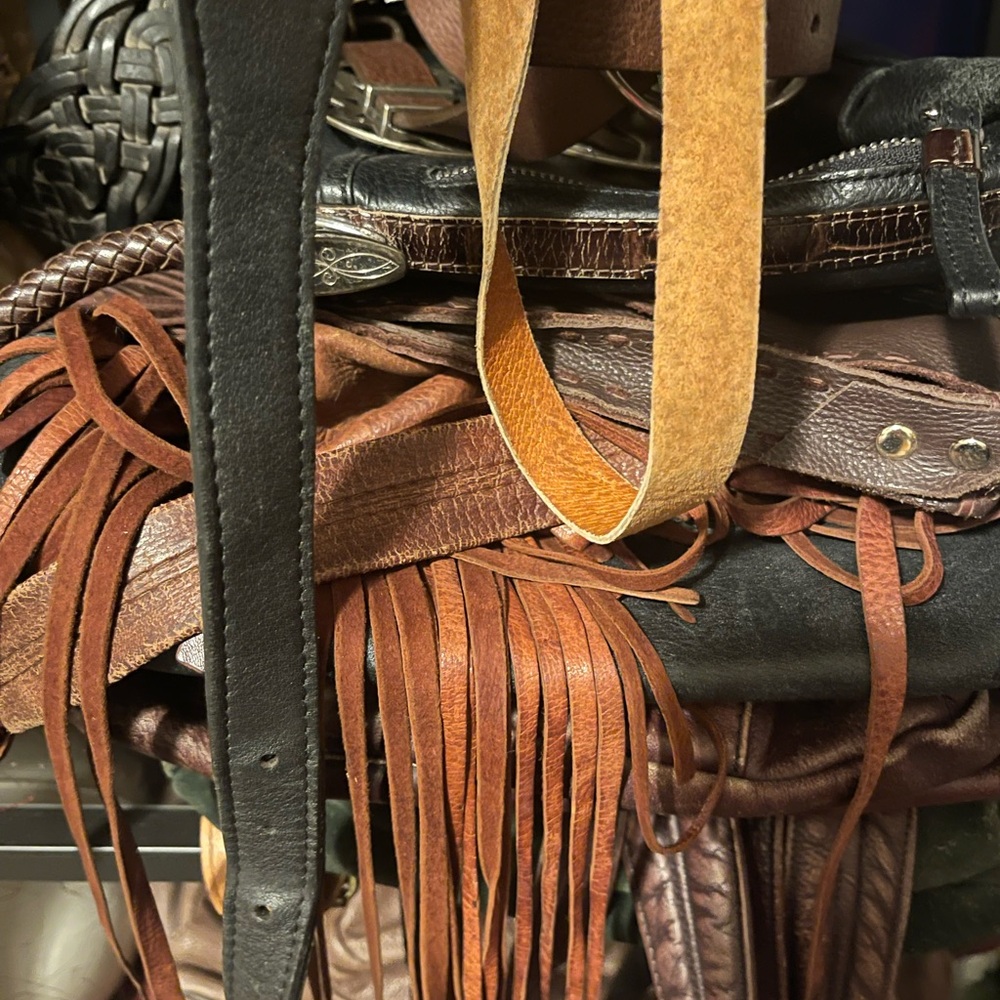 Assorted Leather Belts and Straps